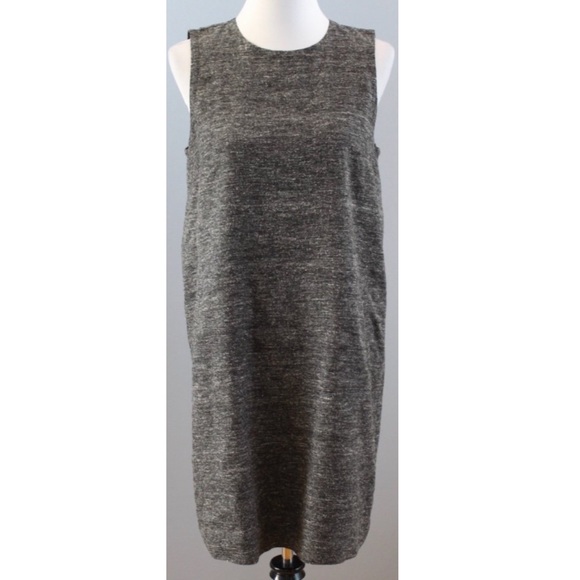 Eileen Fisher | Dresses | Eileen Fisher Gray Organic Linen Shift Dress ...